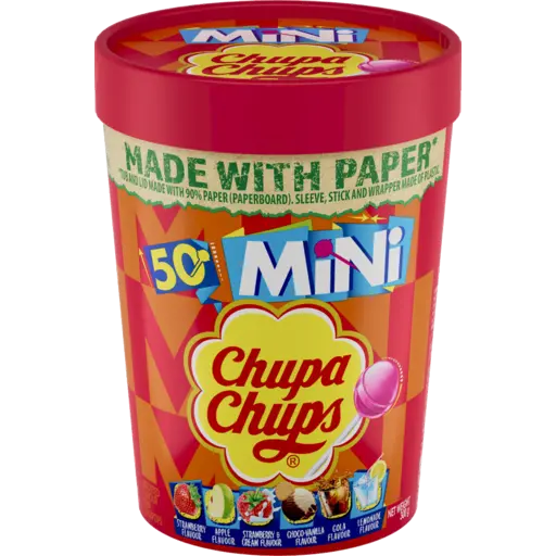 Chupa Chups Mini Paper Tube 50u x 6g