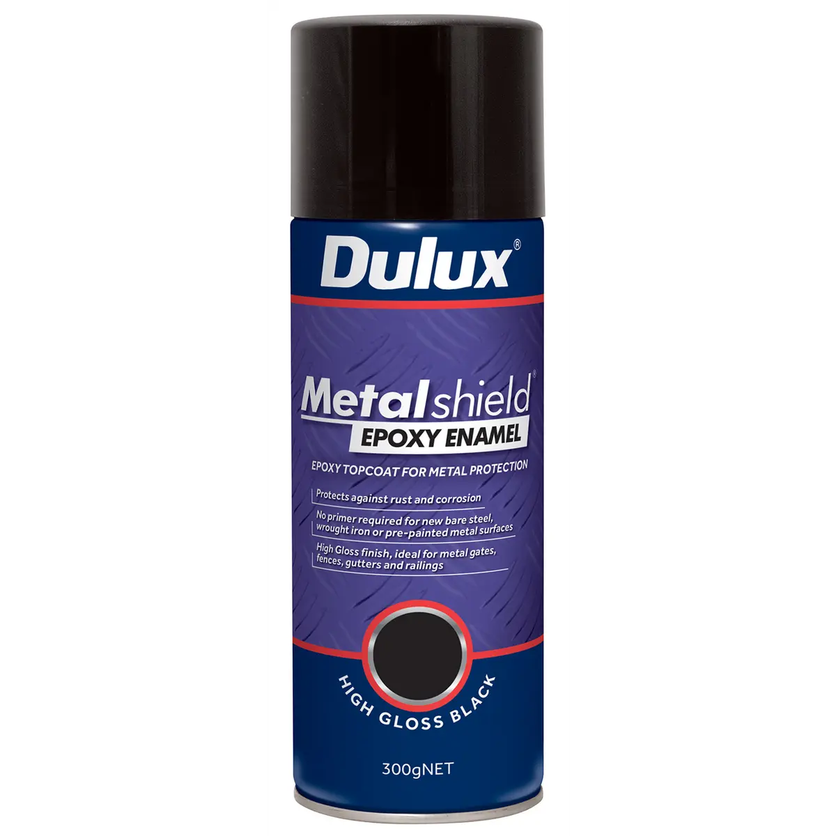 PROTECTIVE COATINGS METALSHIELD EPOXY SPRAYPACK GLOSS BLACK 300GR