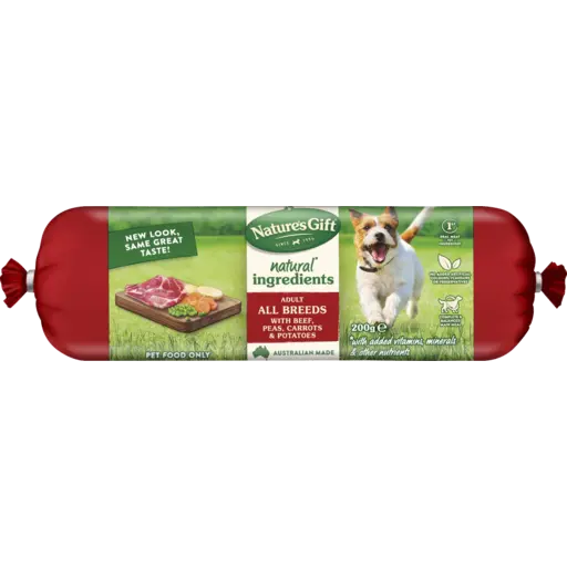 Nature's Gift Adult Chilled Fresh Dog Food Roll