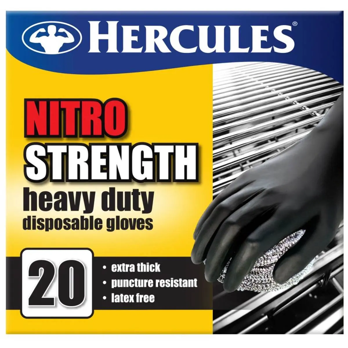Hercules Nitro Strength Disposable Gloves