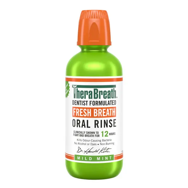 TheraBreath Oral Rinse Mild Mint 473ml