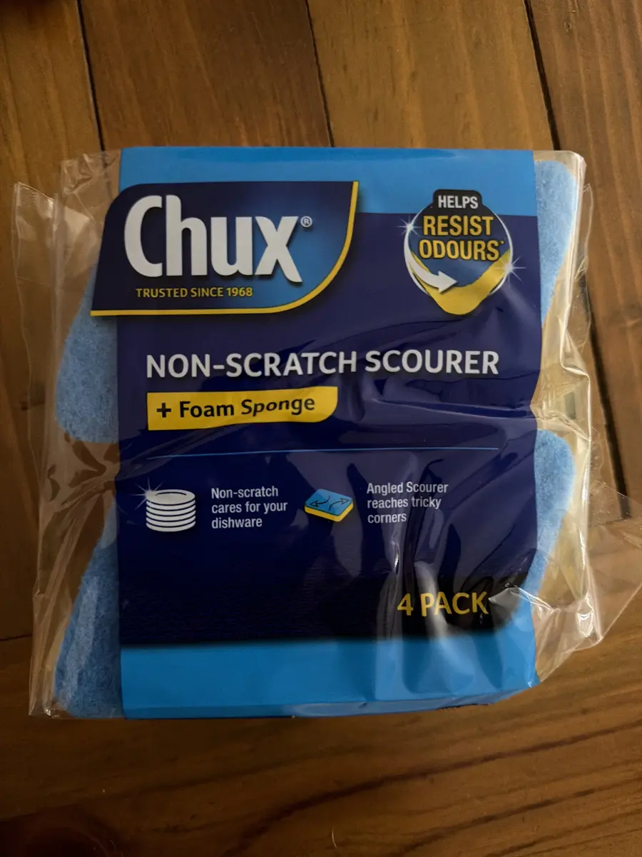 Chux Non-Scratch Scourer 4 Pack