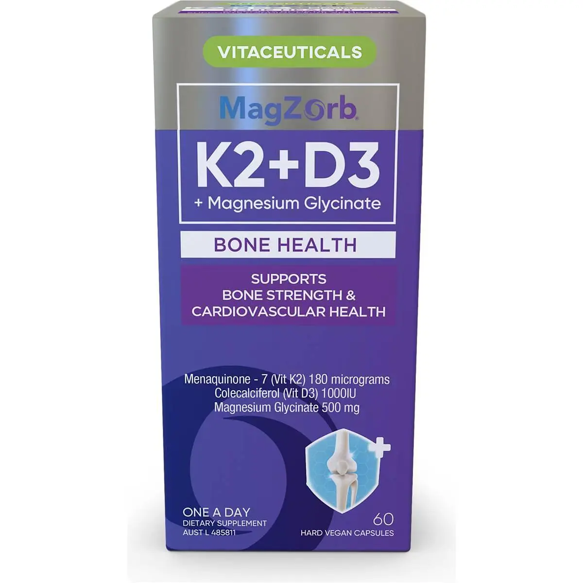 Vitaceuticals Magzorb K2 + D3 Bone Health Capsules