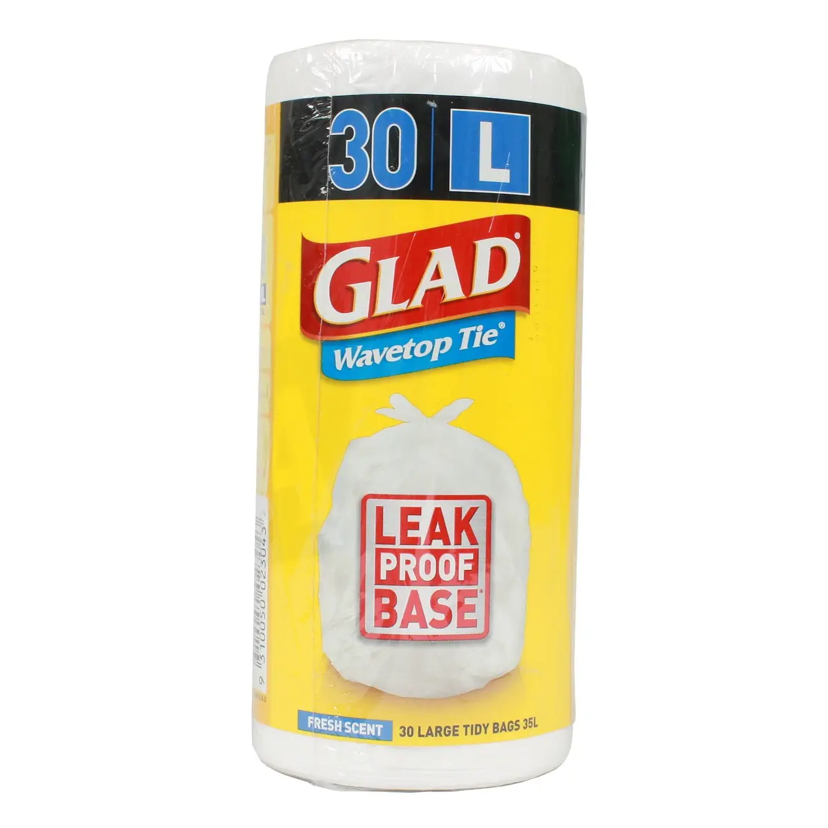 GLAD WAVETOP TIE KITCHEN TIDY BAGS LARGE 30EA