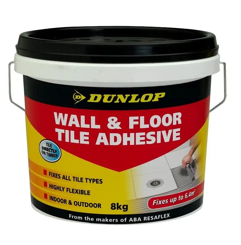 DUNLOP Wall & Floor Tile Adhesive Pail 8kg