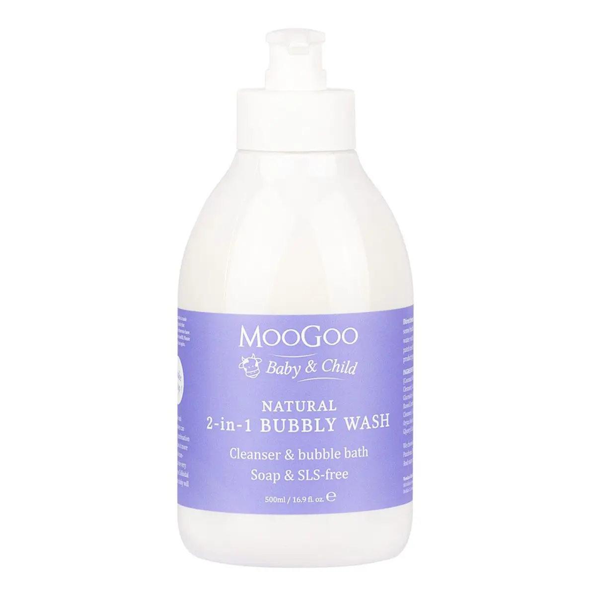 MooGoo Baby & Child 2-in-1 Bubbly Wash 500ml