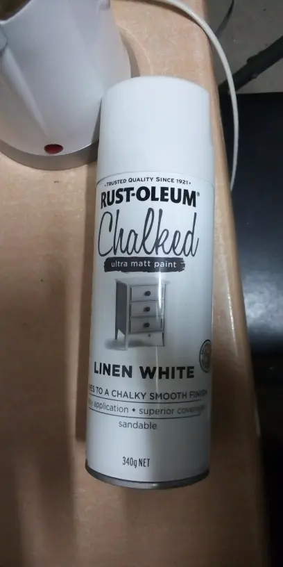 Rust-Oleum Chalked Spray Paint Linen White 340gm