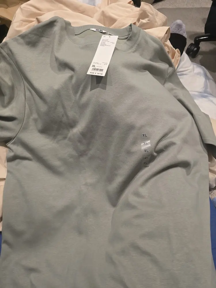 Uniqlo U AIRism Cotton Oversized T-Shirt