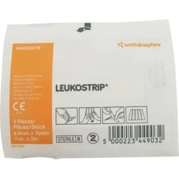 S&N Leukostrip Wound Closure Strip 6.4mm x 76mm