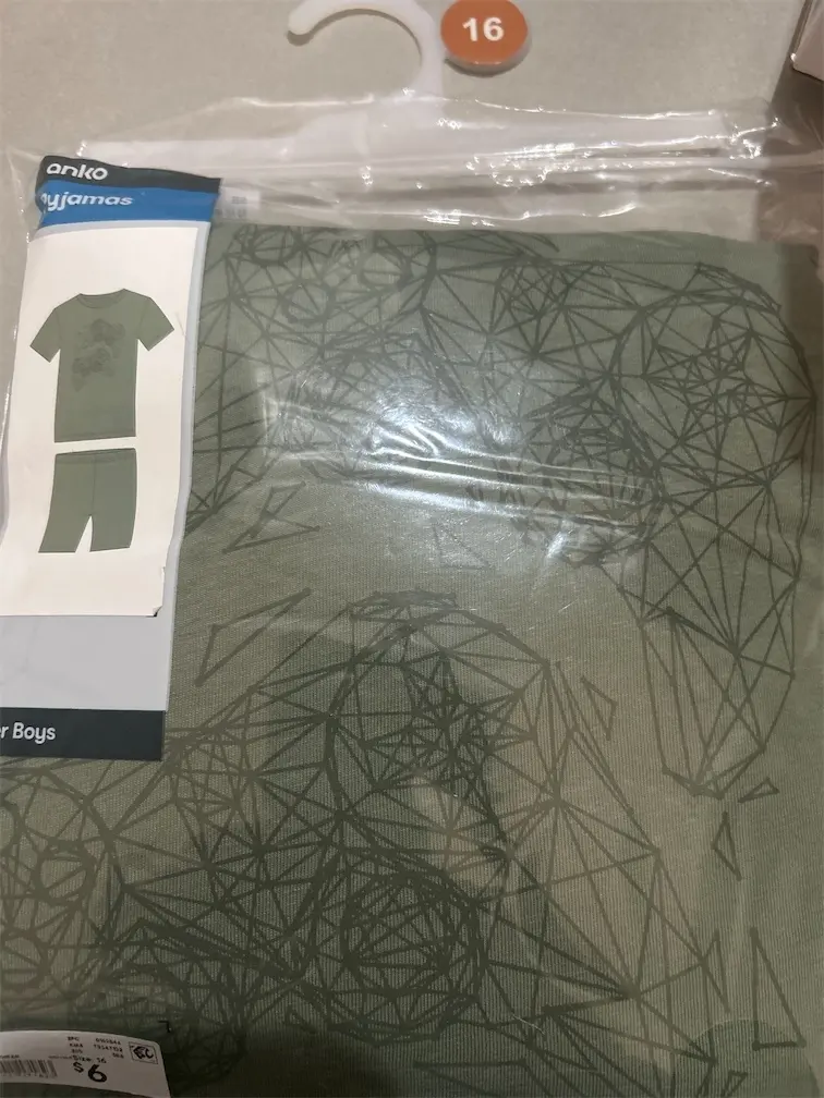Short Sleeve Top Knit Pyjama Set