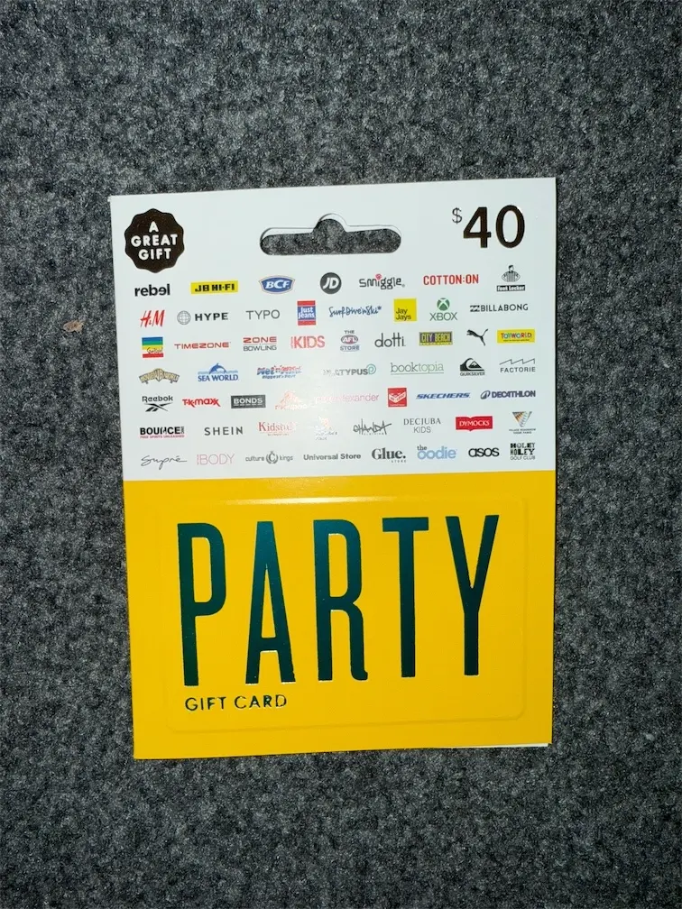 Party Gift Card