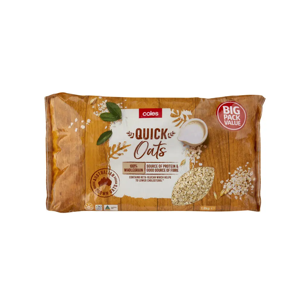 Coles Quick Oats 1.8kg