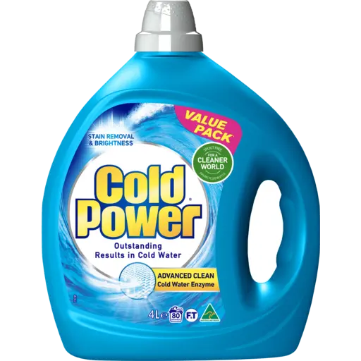 COLD POWER ADVANCED CLEAN LAUNDRY LIQUID 4 LTR