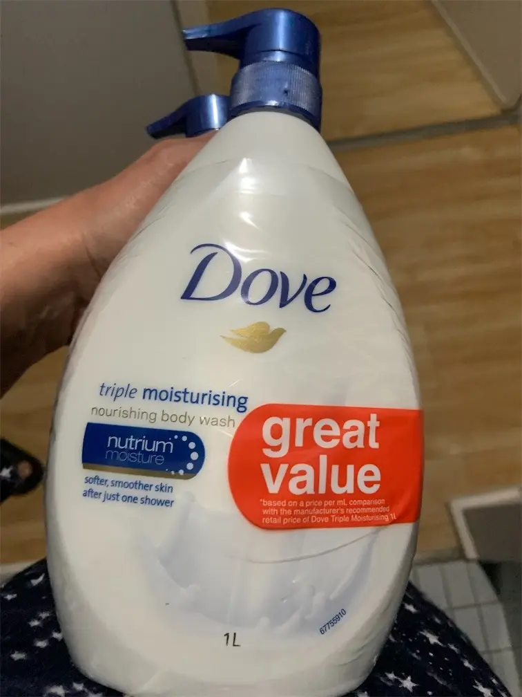 DOVE Triple Moisturising Nourishing Body Wash 1L