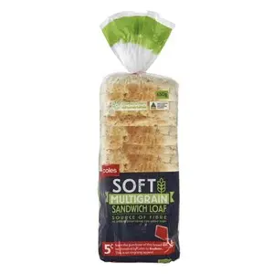 Coles Soft Multigrain Sandwich Loaf 650g