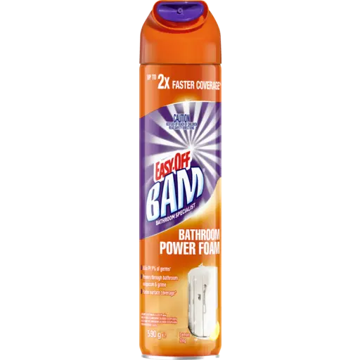 EASY OFF BAM BATHROOM POWER FOAM LEMON 590g