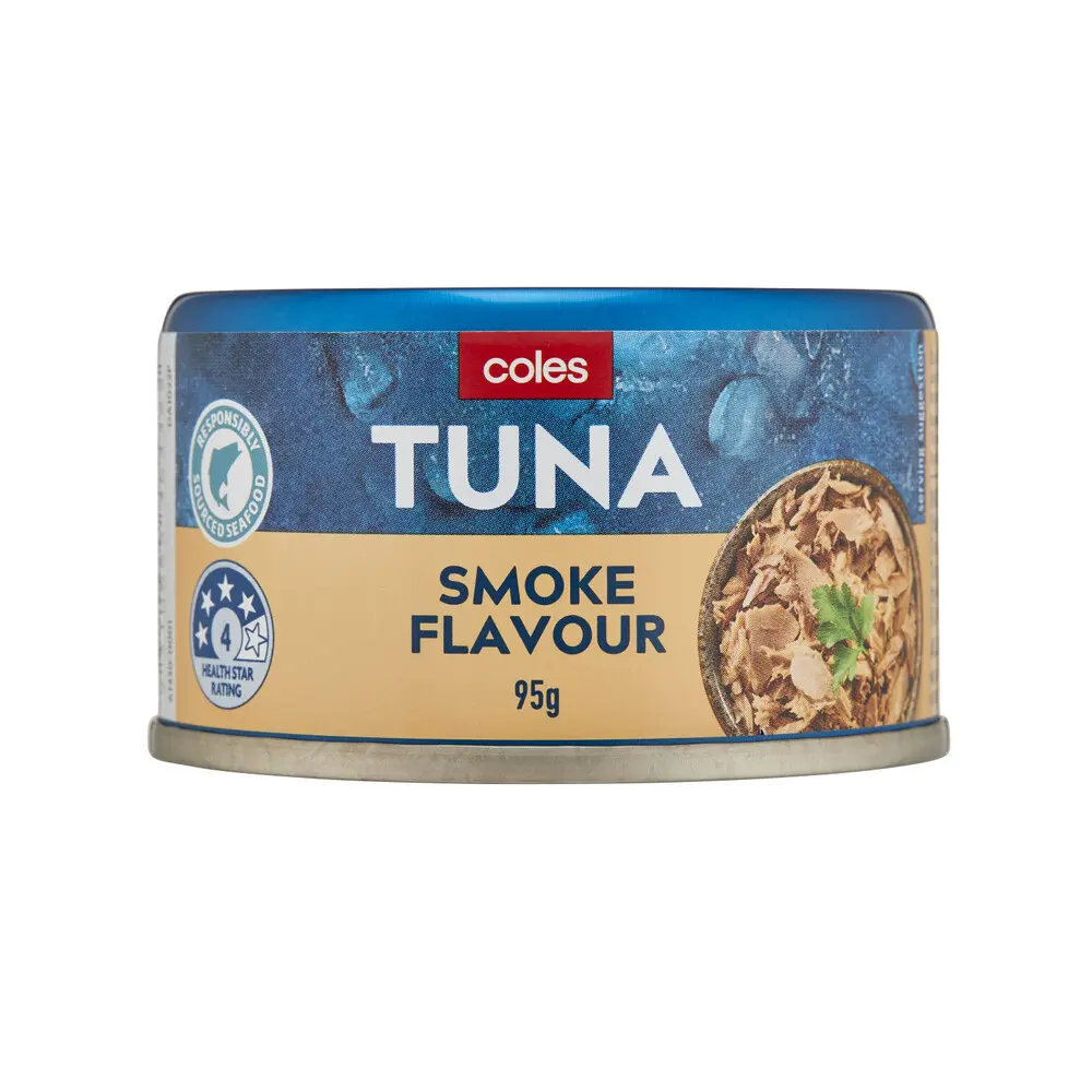 Coles Smoke Flavour Tuna 95g