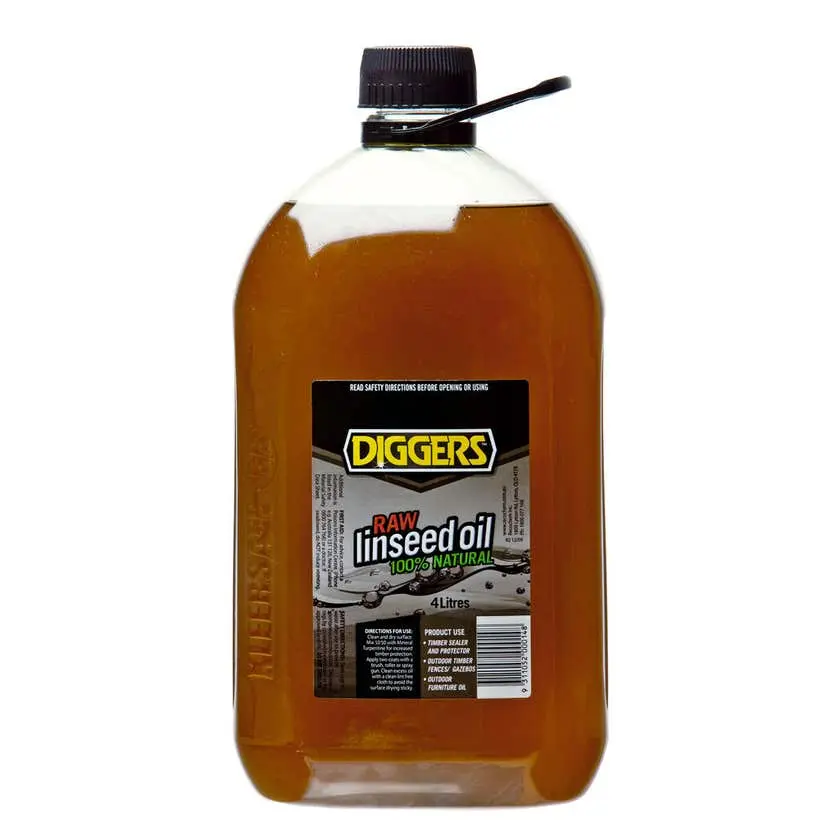 Diggers Raw Linseed Oil 4L