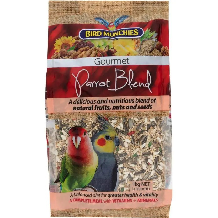 Bird Munchies Bird Food Gourmet Blend Parrot