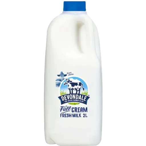 Devondale Full Cream Milk 2L