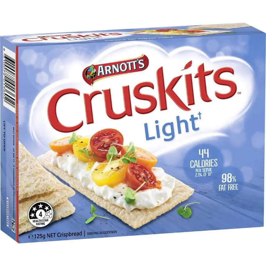 Arnotts Cruskits Crispbread 98% Fat Free 125g
