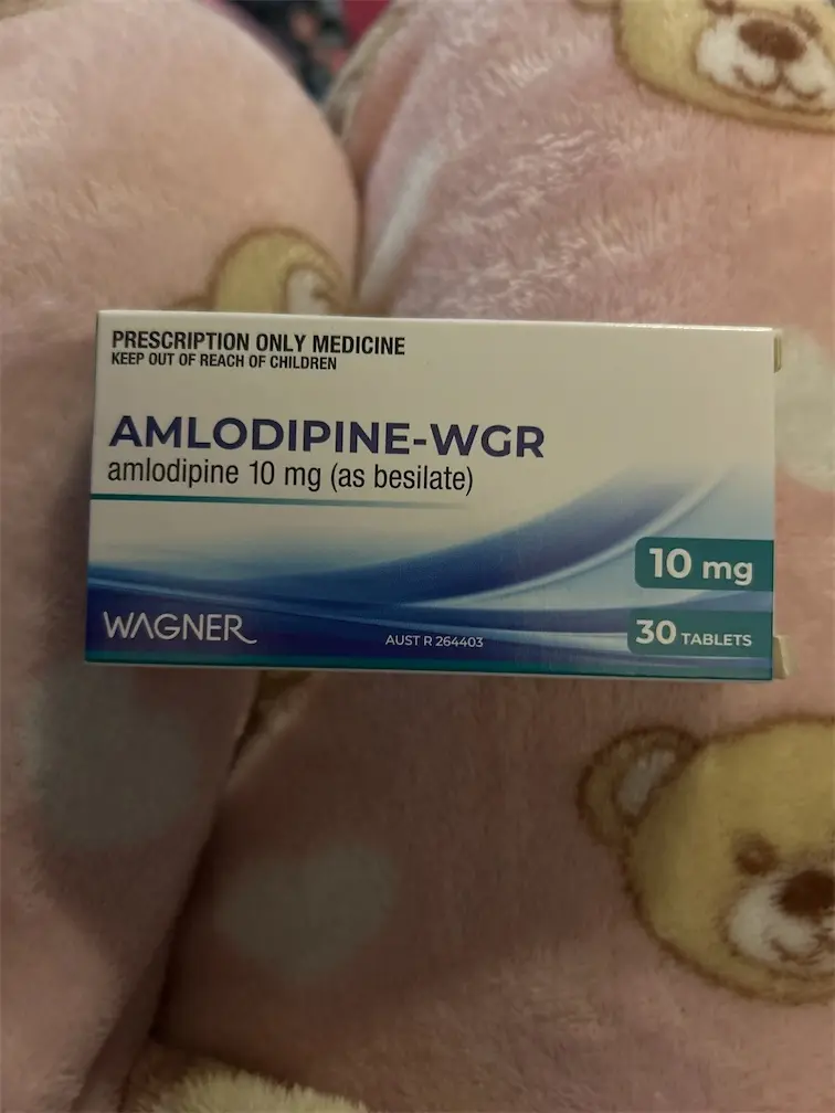 Amlodipine-WGR 10mg 30 Tablets