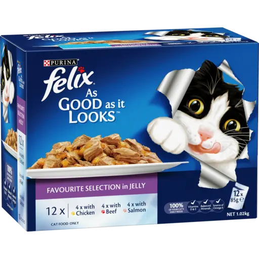 PURINA FELIX Cat Food in Jelly