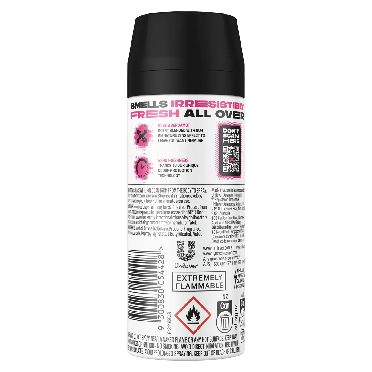 LYNX DEODORANT AEROSOL ANARCHY FOR HER 165ML