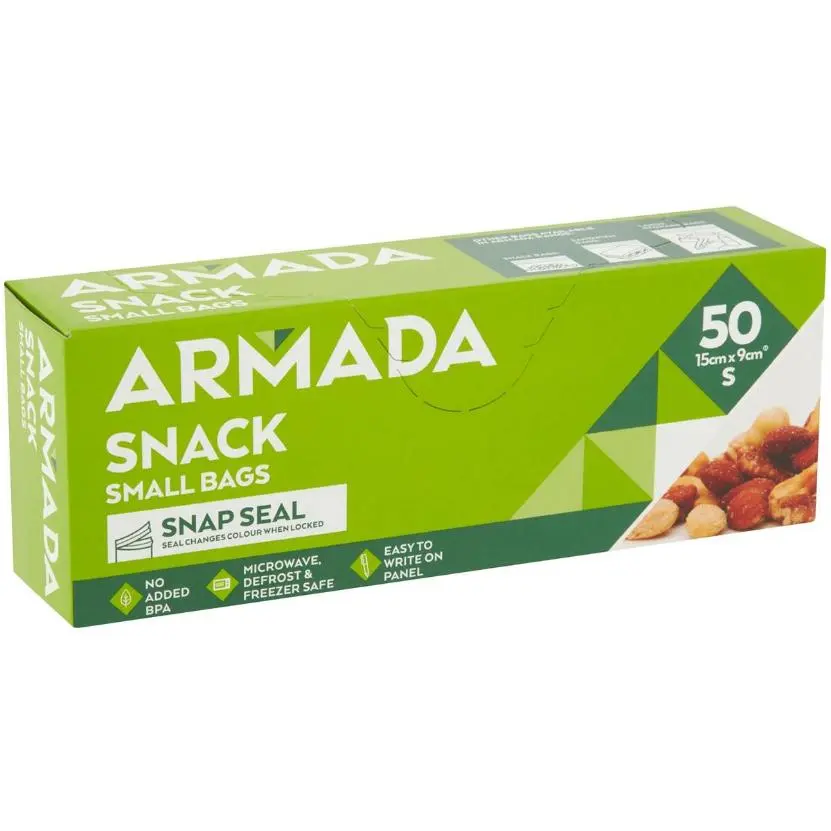 Armada Resealable Snack Bags