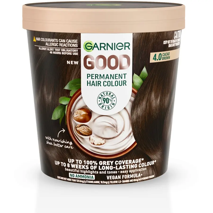 Garnier Good Permanent Hair Colour 4.0 Cacao Brown
