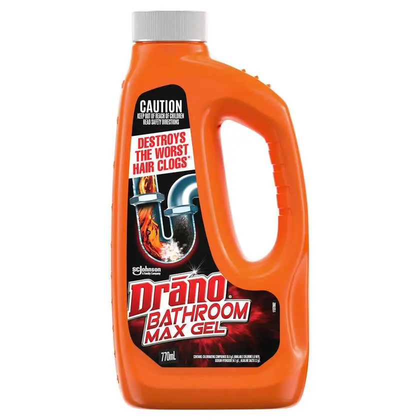 Drano Bathroom Max Gel Drain Cleaner 770mL