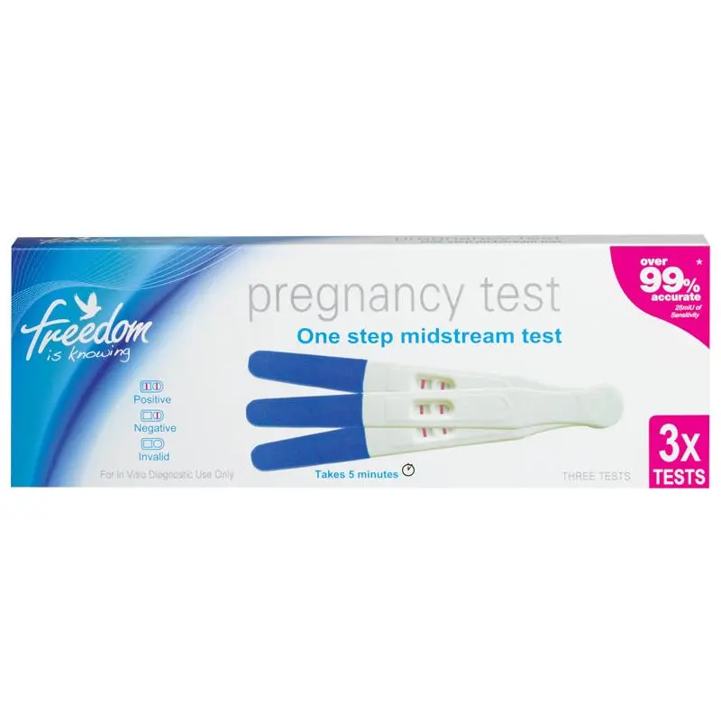 Freedom Pregnancy Test Kit 3pk