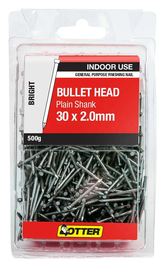 OTTER GENERAL PURPOSE BULLET HEAD NAILS 30x2.0