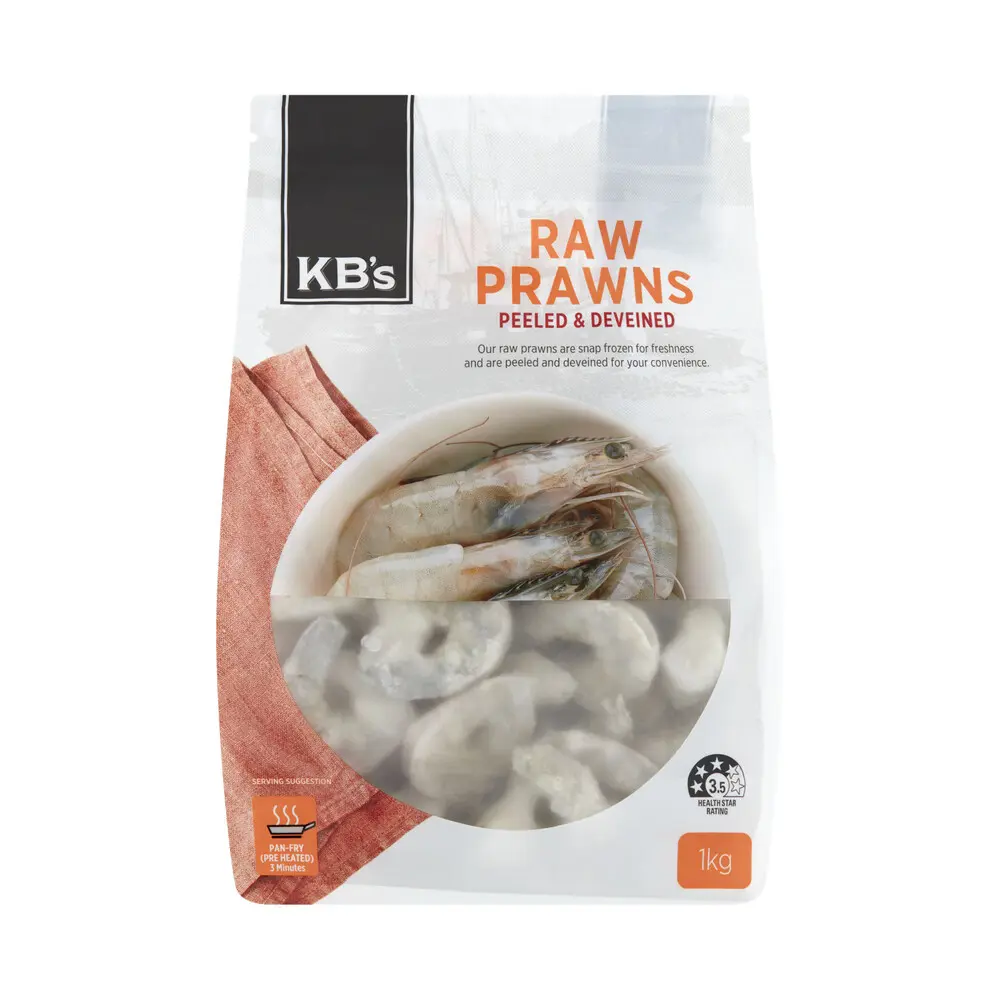 KB's Raw Prawns 1kg