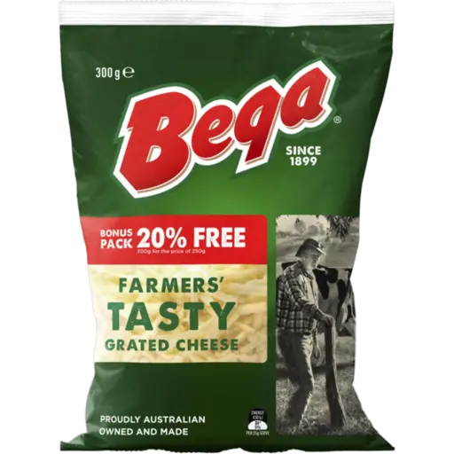 Bega Tasty Grated Cheese 300g