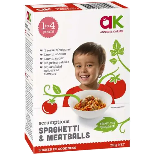 Annabel Karmel Spaghetti & Meatballs 200g
