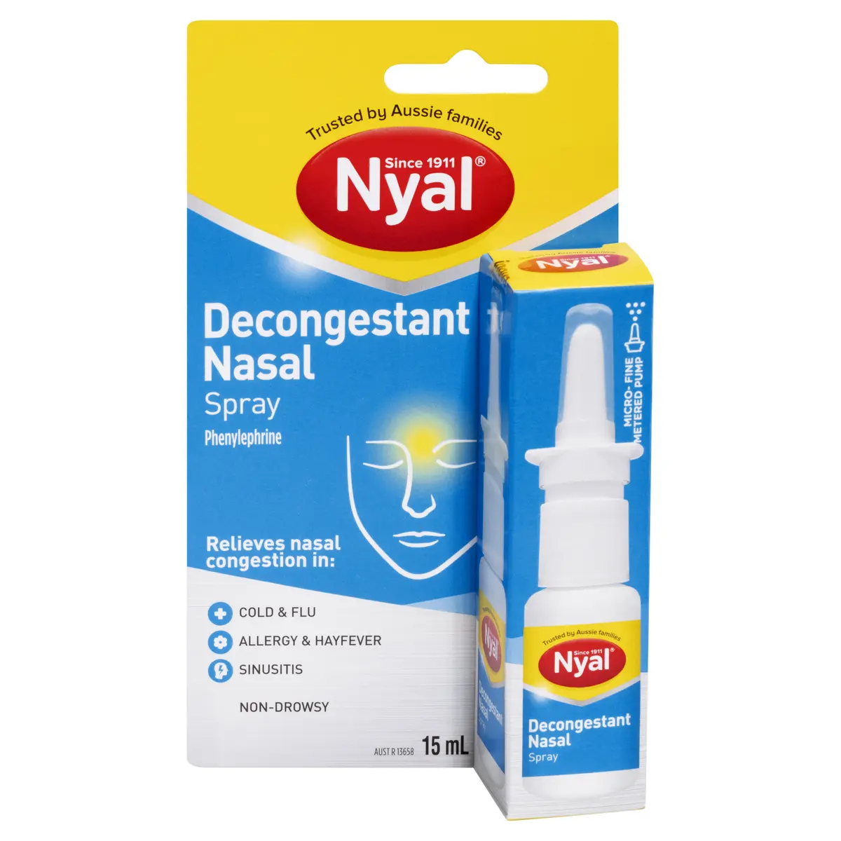 NYAL NASAL DECONGESTANT PUMP SPRAY 15ML