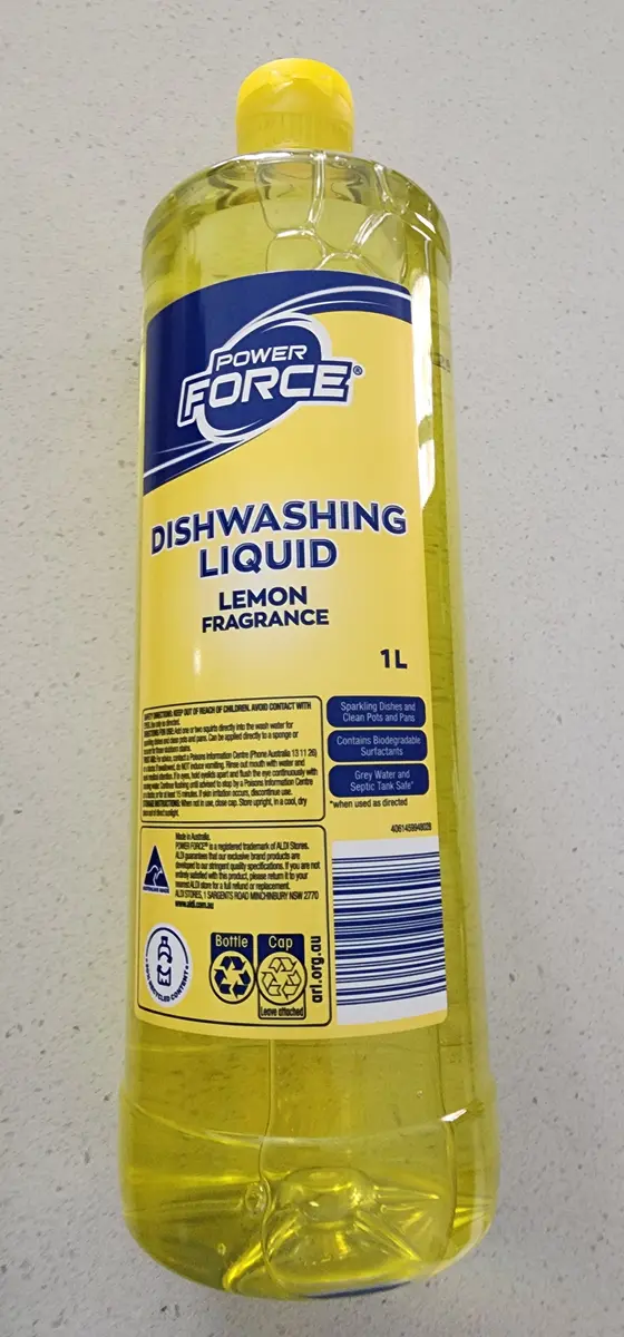 Power Force Dishwashing Liquid 1L