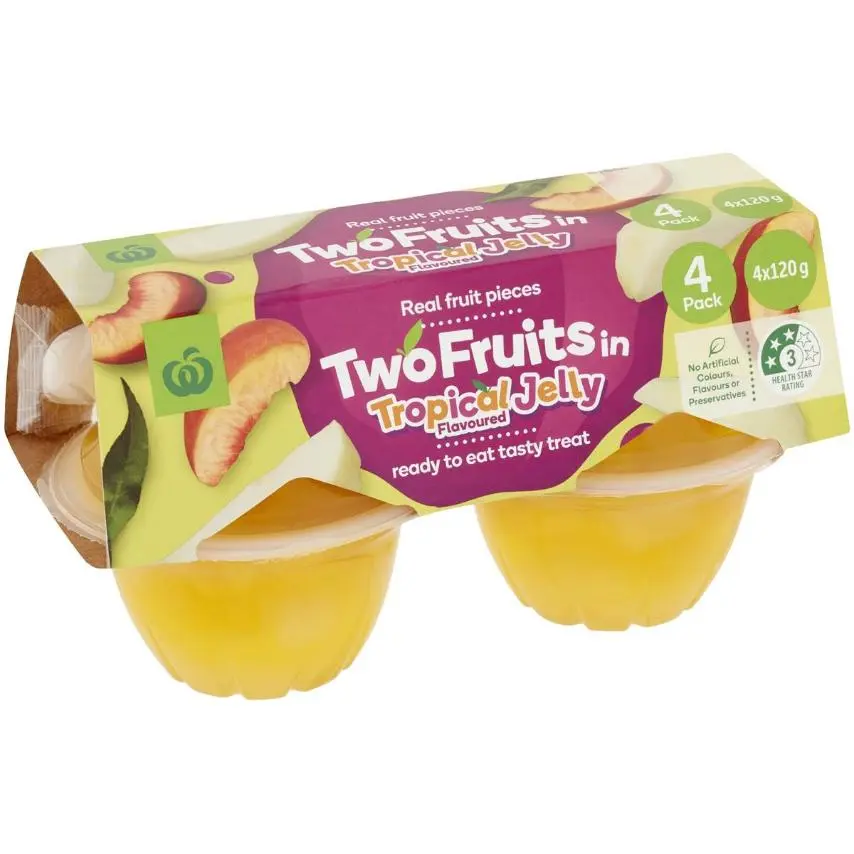 Woolworths Two Fruits In Tropical Jelly