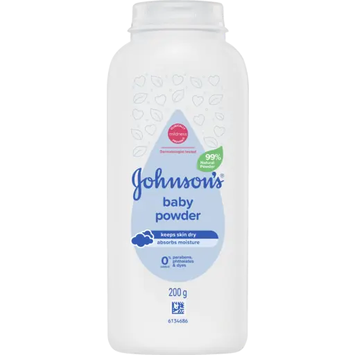 Johnson’s Baby Pure Cornstarch Powder 200g x 4 x 12