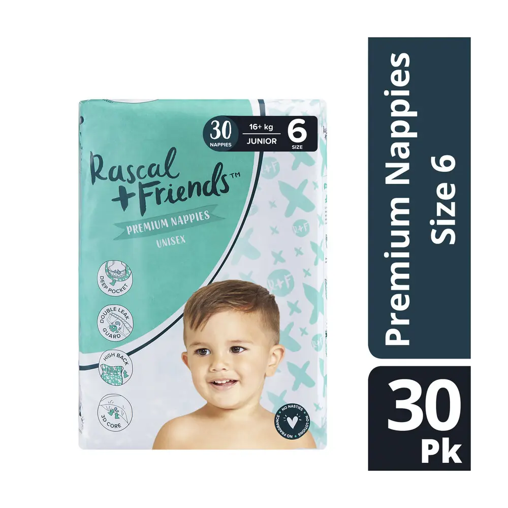 Rascal and Friends Nappies Junior Bulk 30 EA