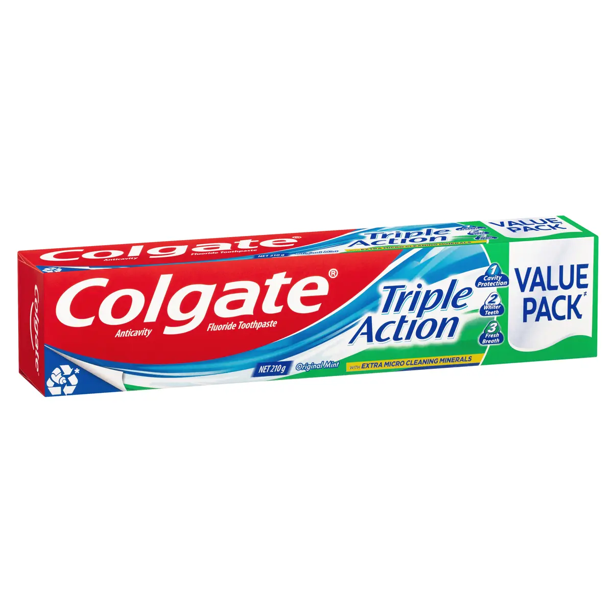 COLGATE TRIPLE ACTION TOOTHPASTE 210 G
