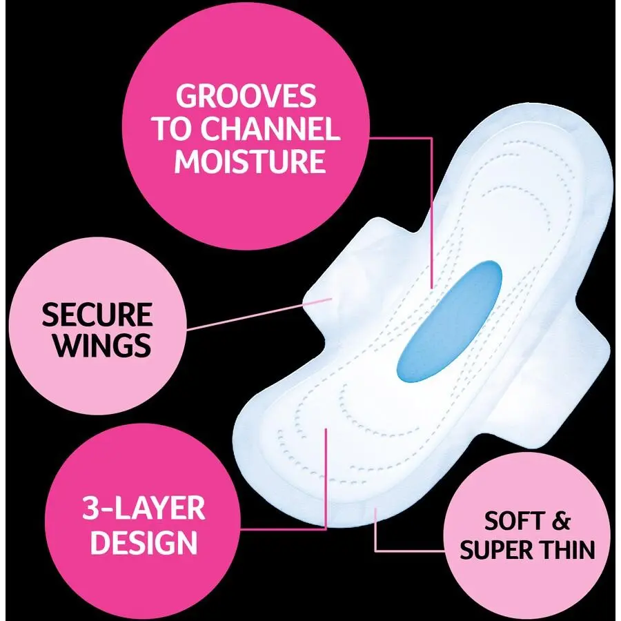 U by Kotex Ultrathin Pads Super with Wings 12 pack