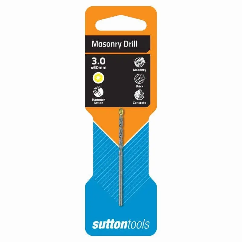 Sutton 3mm Masonry Drill-SF Short