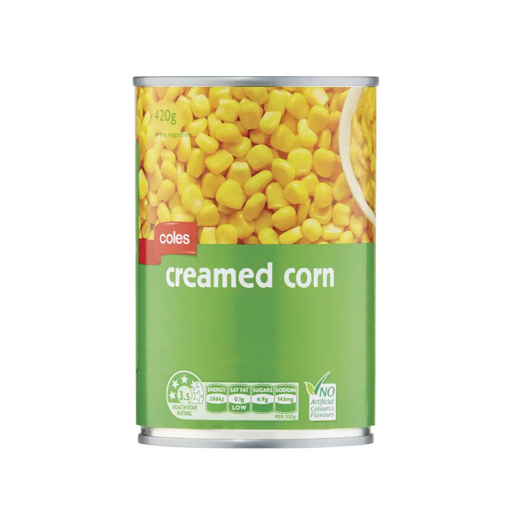 Coles Creamed Corn 420g