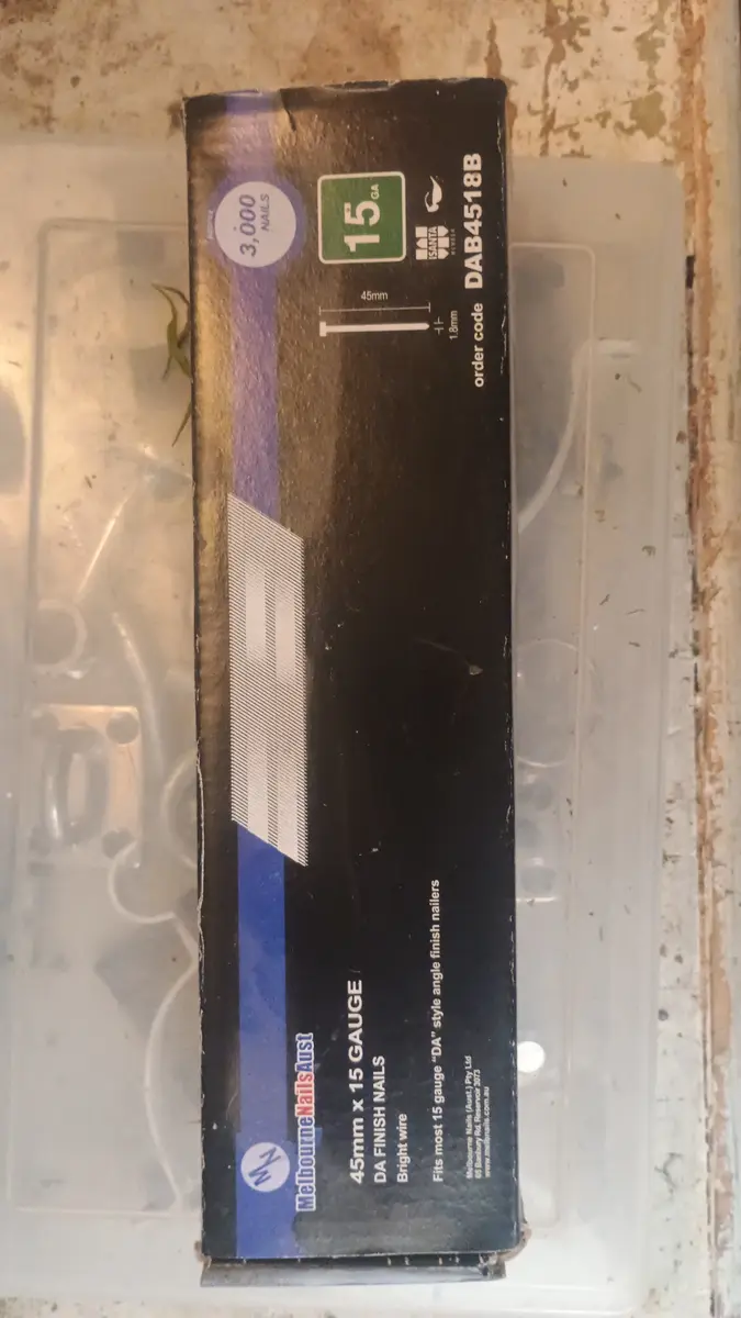 DAB4518B Da Finish Nails 45mmx15 Gauge