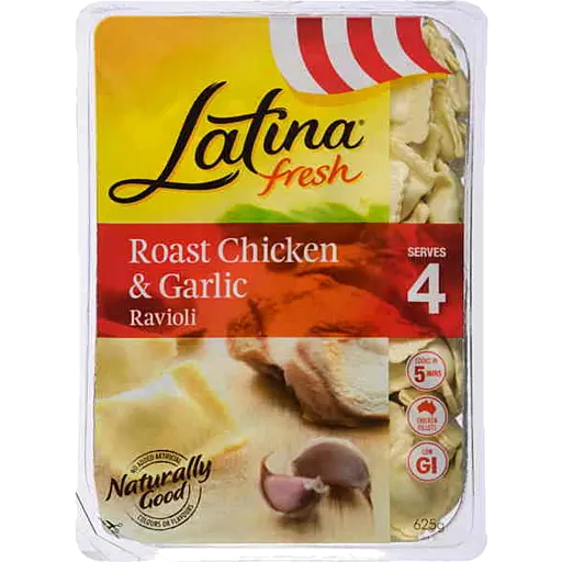 Latina Ravioli Roast Chicken and Garlic 625g