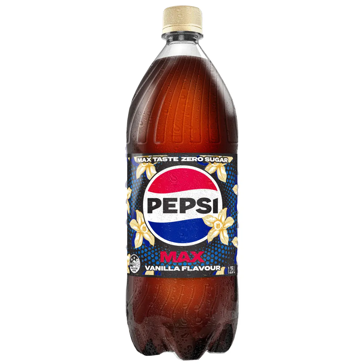 Pepsi Max Zero Sugar Vanilla Flavoured Cola 1.25L
