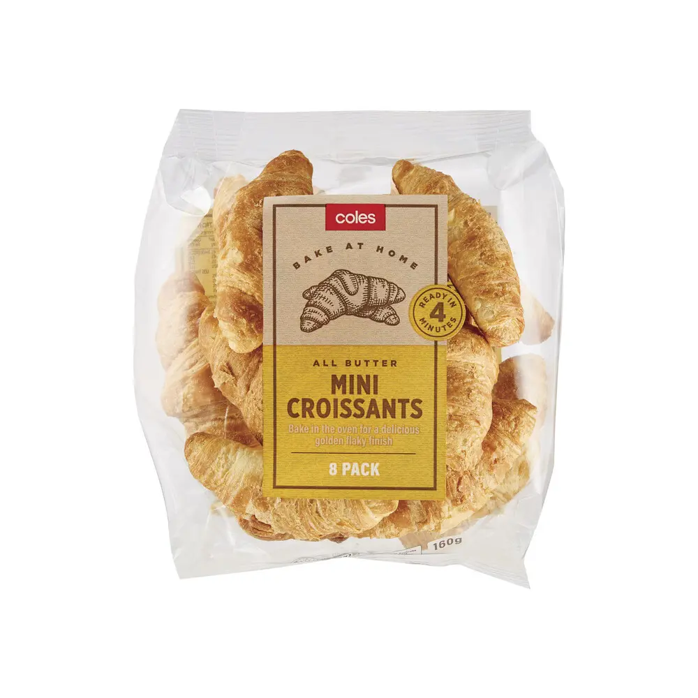 Coles Mini Croissants 160g