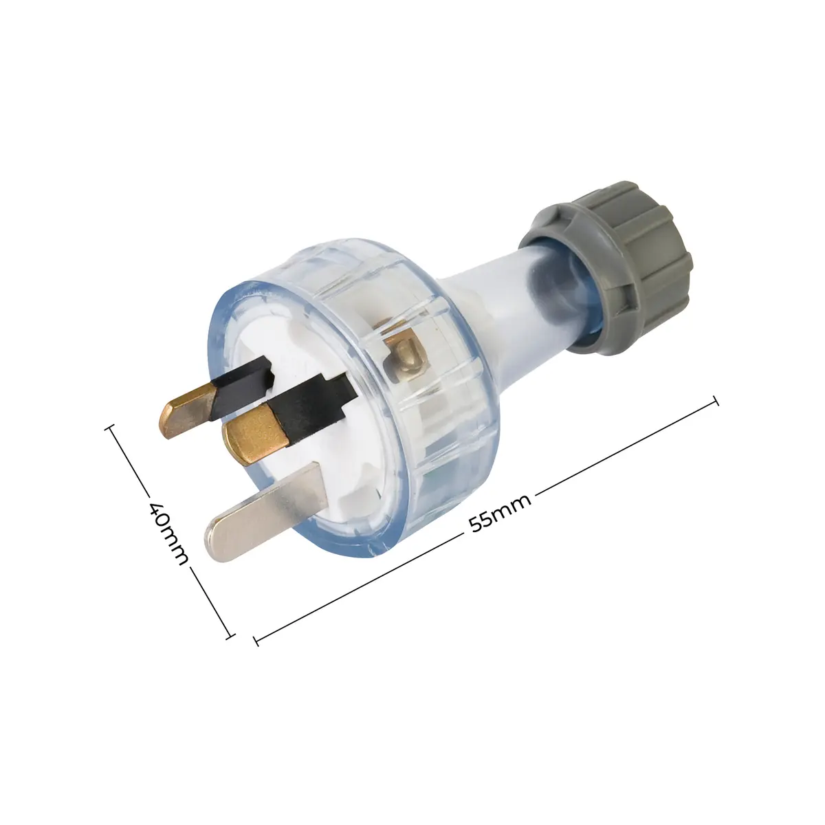 Deta 6000 Series 10amp Clear Plug Top